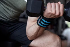 JELEX Strong Fitness Handgelenkbandagen schwarz-blau
