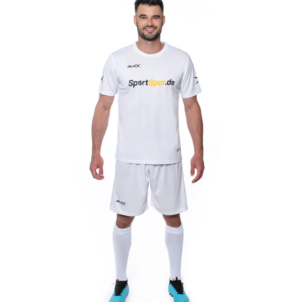 JELEX "Team 26" Trikot Set 2-teilig weiß