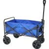 KIRKJUBØUR® "Edda" faltbarer Bollerwagen navy