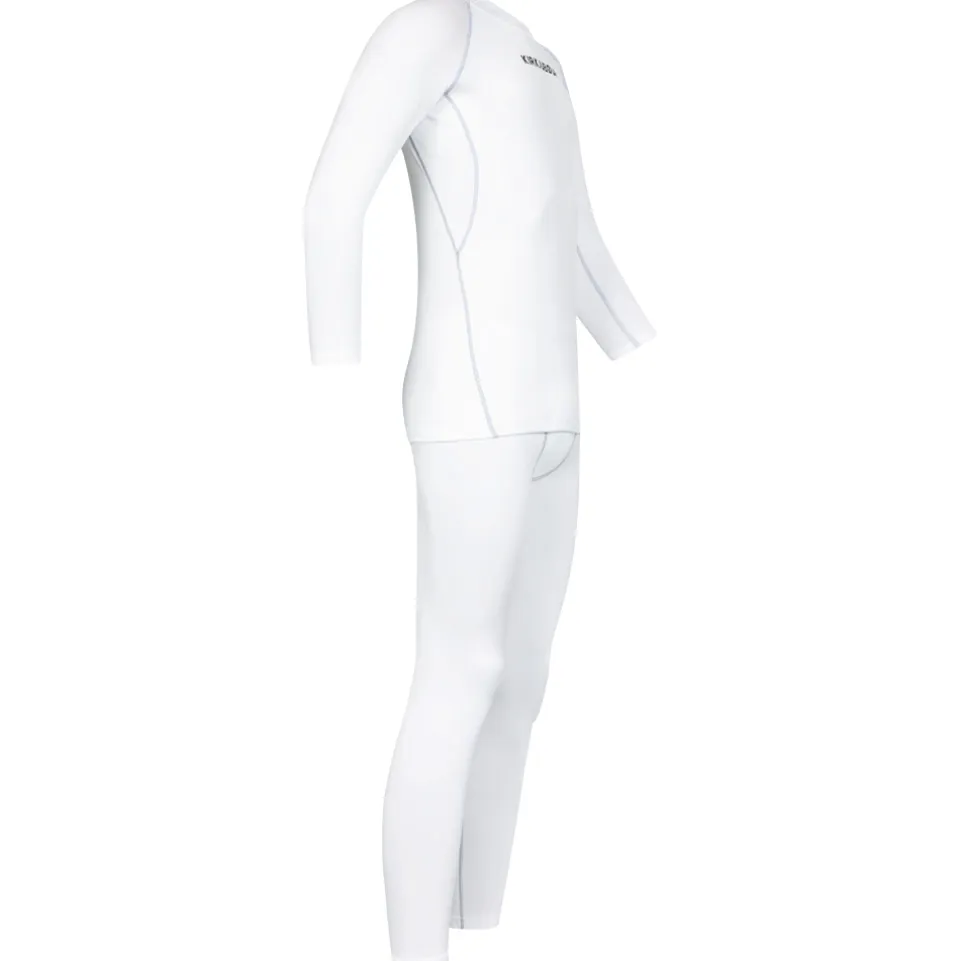 KIRKJUBØUR® "Hafjall" Herren Thermounterwäsche Set 2-tlg. weiß