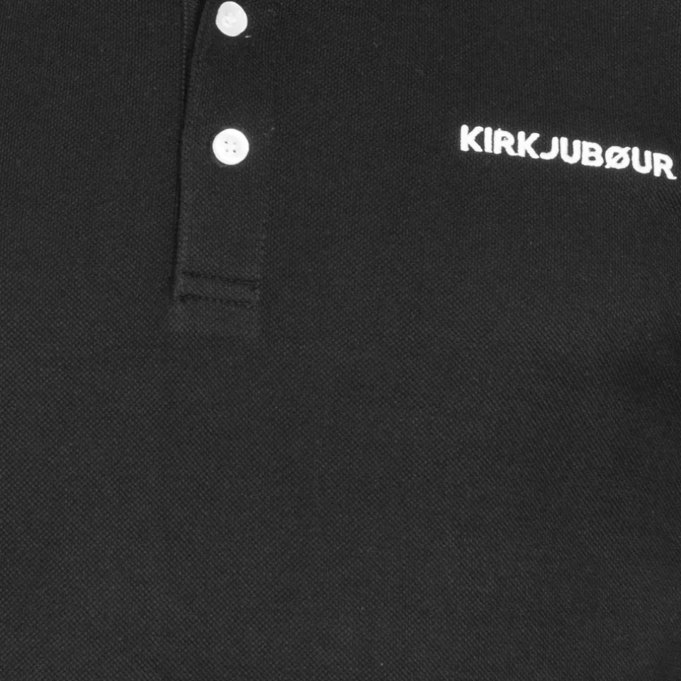 KIRKJUBØUR® "Jørd" Herren Poloshirt schwarz