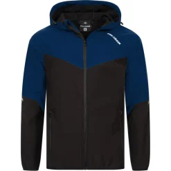 KIRKJUBØUR® "Njordr" Herren SOFTSHELLjacke 10.000 mm Wassersäule navy/schwarz