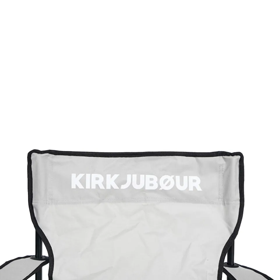KIRKJUBØUR® "Njörd" Campingstuhl grau