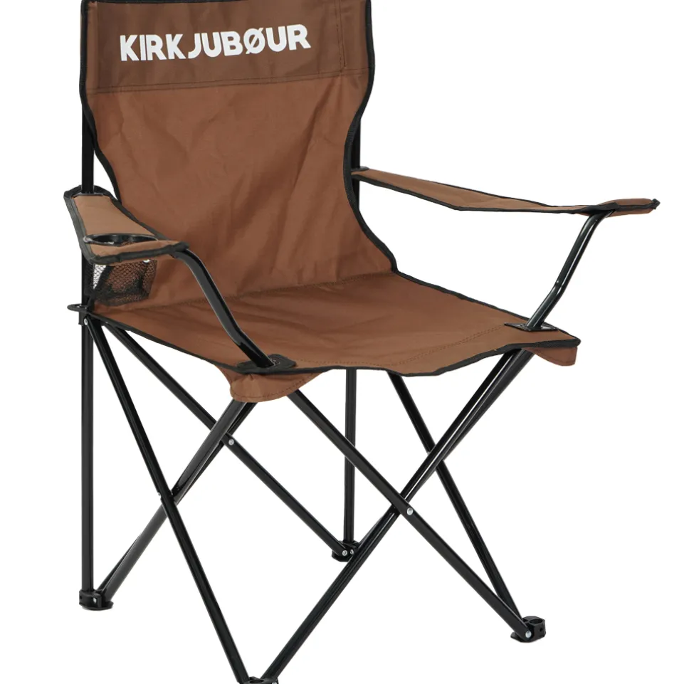 KIRKJUBØUR® "Njörd" Campingstuhl braun