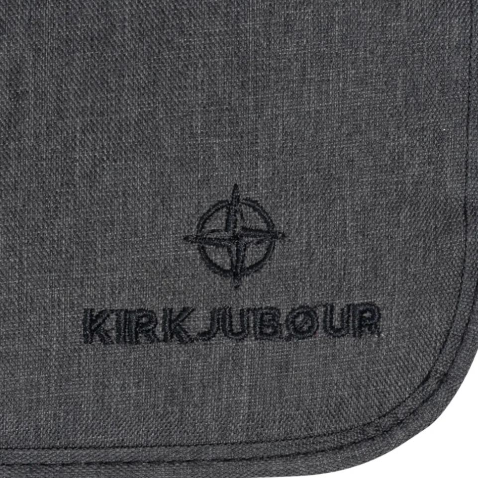 KIRKJUBØUR® "Rejser" Outdoor Kulturtasche zum Aufhängen schwarz