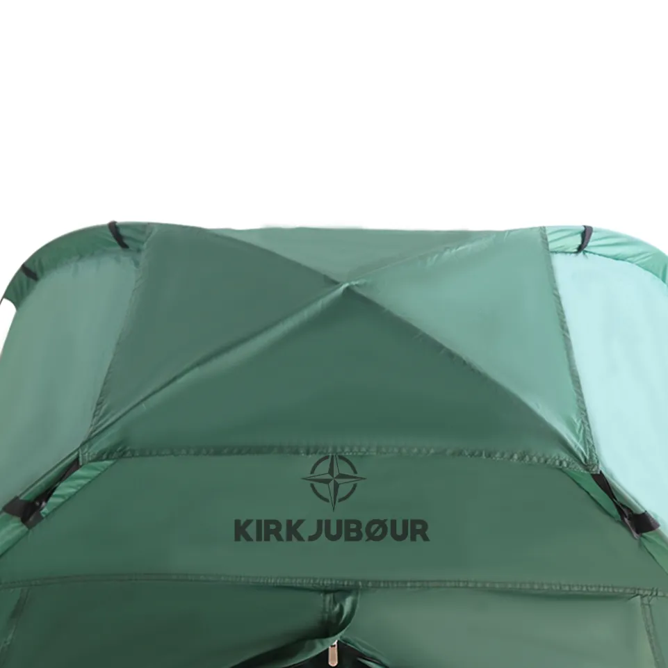 KIRKJUBØUR® "Vindr" 1 Person-Camping-Zelt grün