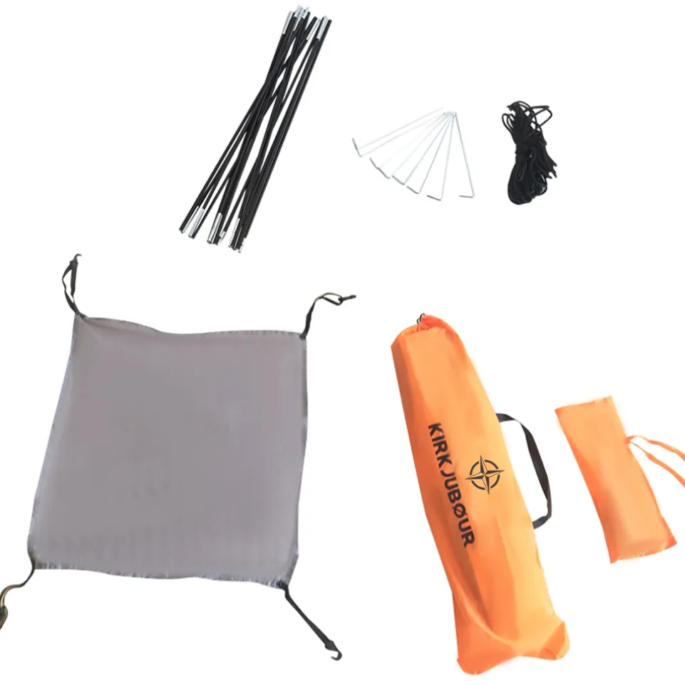 KIRKJUBØUR® "Vindr" 2 Personen-Camping-Zelt orange