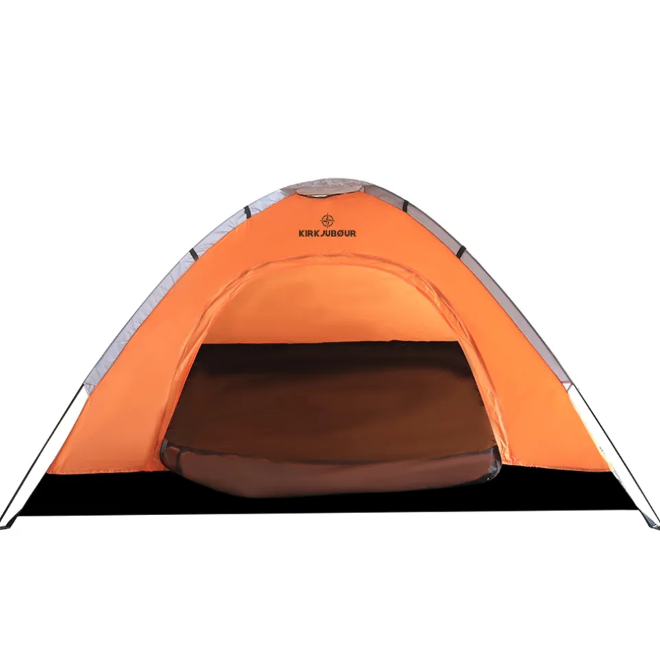 KIRKJUBØUR® "Vindr" 2 Personen-Camping-Zelt orange