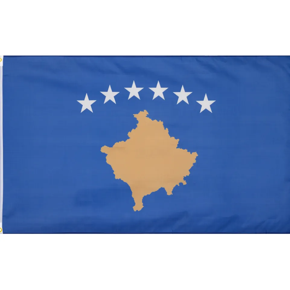 Kosovo Flagge MUWO "Nations Together" 90 x 150 cm