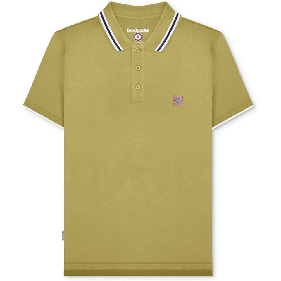 Lambretta DRS Herren Polo-Shirt SS1025-FERN