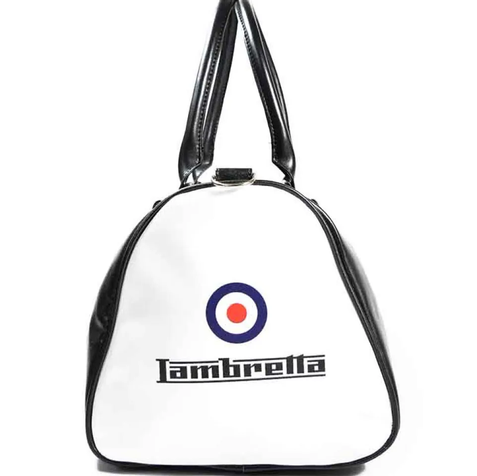 Lambretta Retro Sports Bag Tasche 23 x 40 x 25 T20064S-BLK/WHT