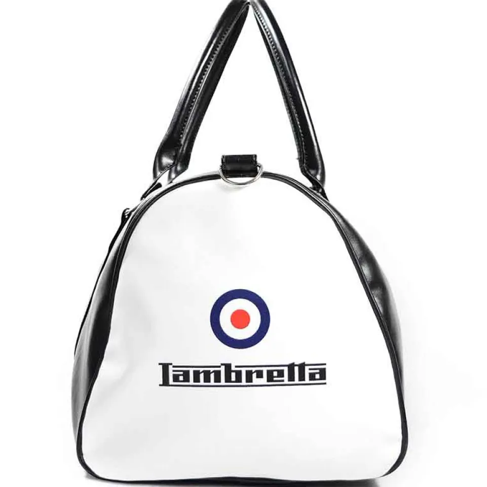 Lambretta Retro Sports Large Bag Tasche 28 x 49 x 25 T20064L-BLK/WHT