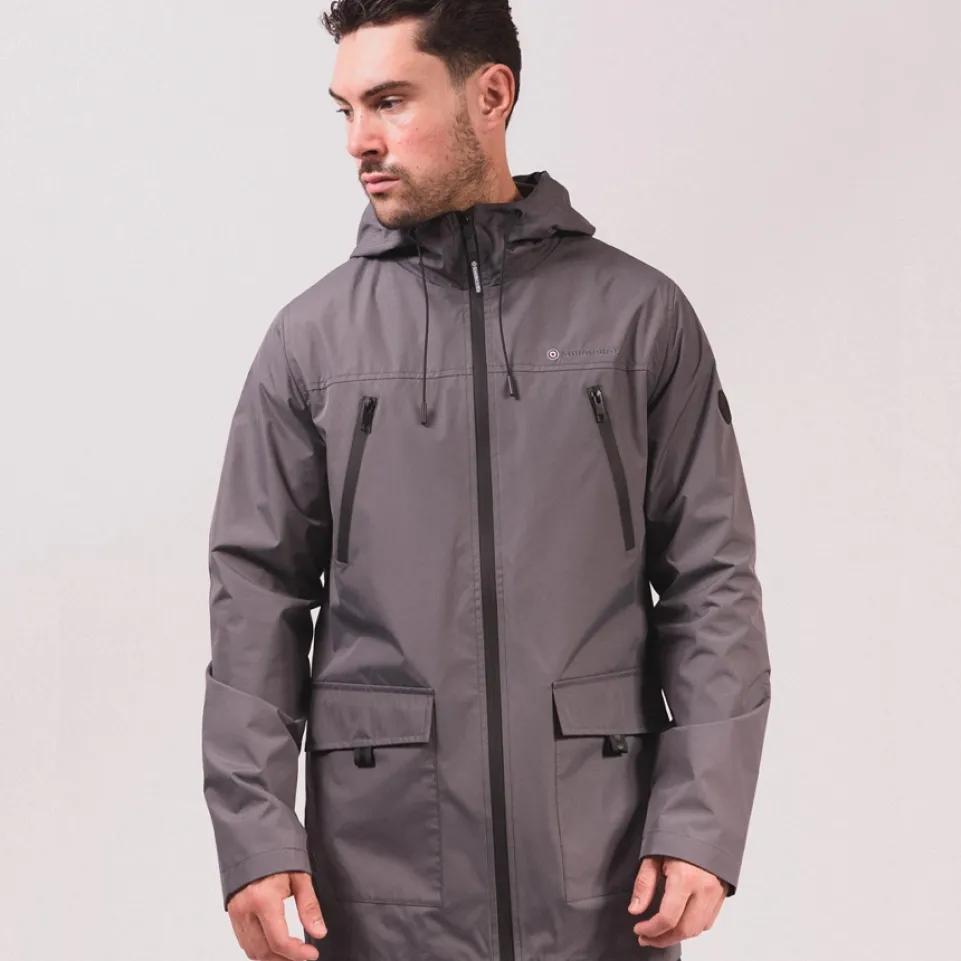 Lambretta Terrace Waterproof Herren Parka Jacke SS7817-IRON