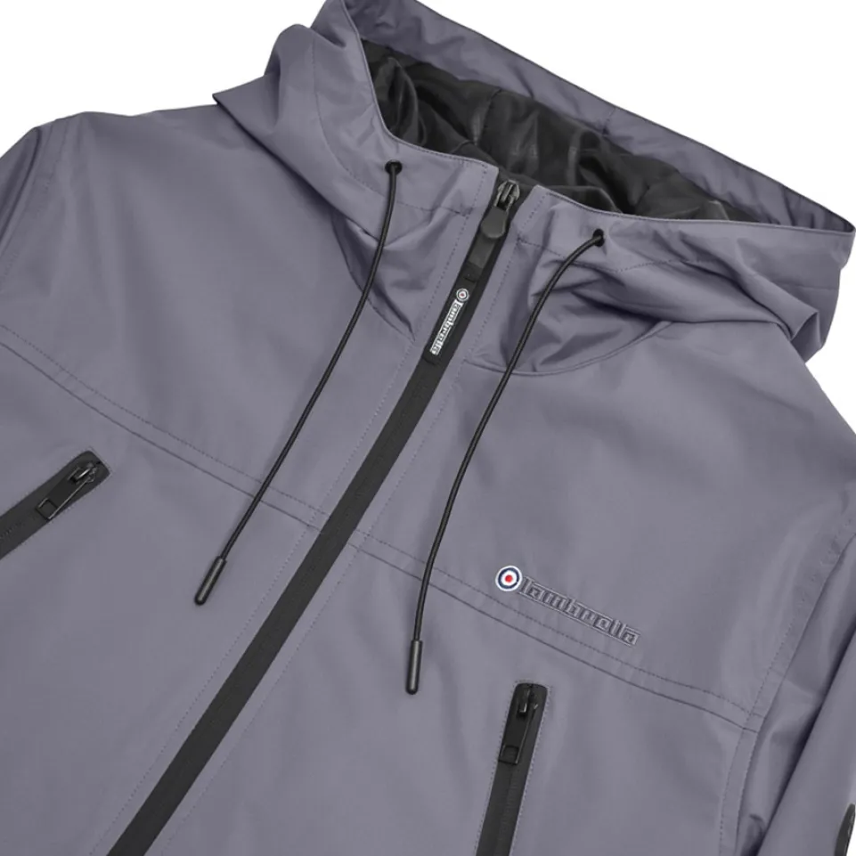 Lambretta Terrace Waterproof Herren Parka Jacke SS7817-IRON