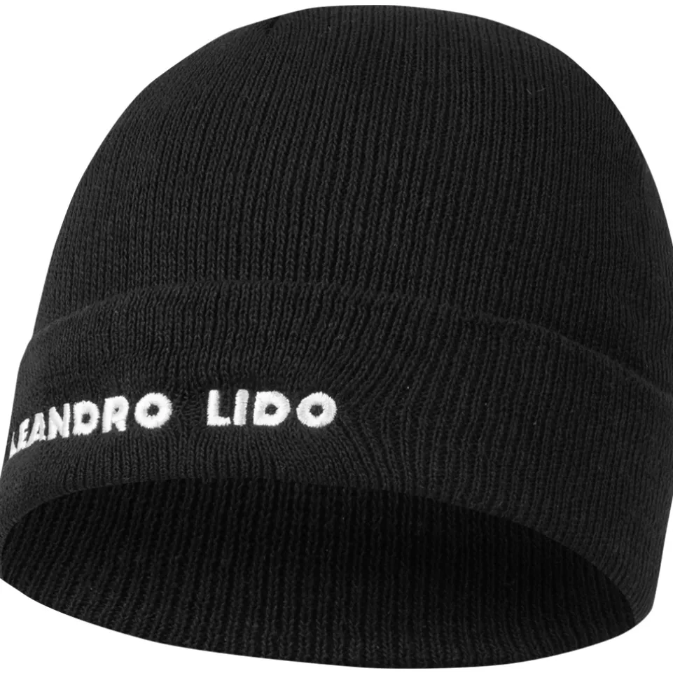 LEANDRO LIDO "Callata" Beanie Wintermütze schwarz