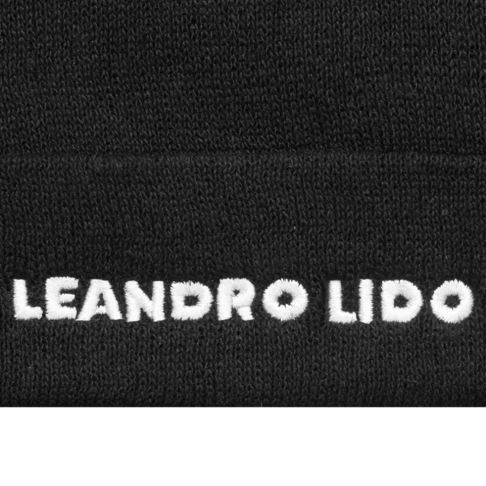 LEANDRO LIDO "Callata" Beanie Wintermütze schwarz