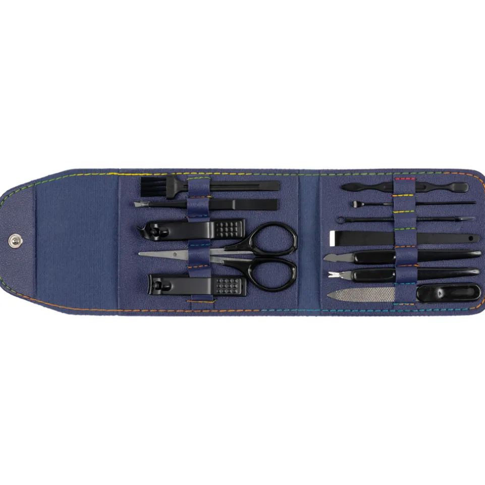 LEANDRO LIDO "Monza" Maniküre Set 13-tlg navy