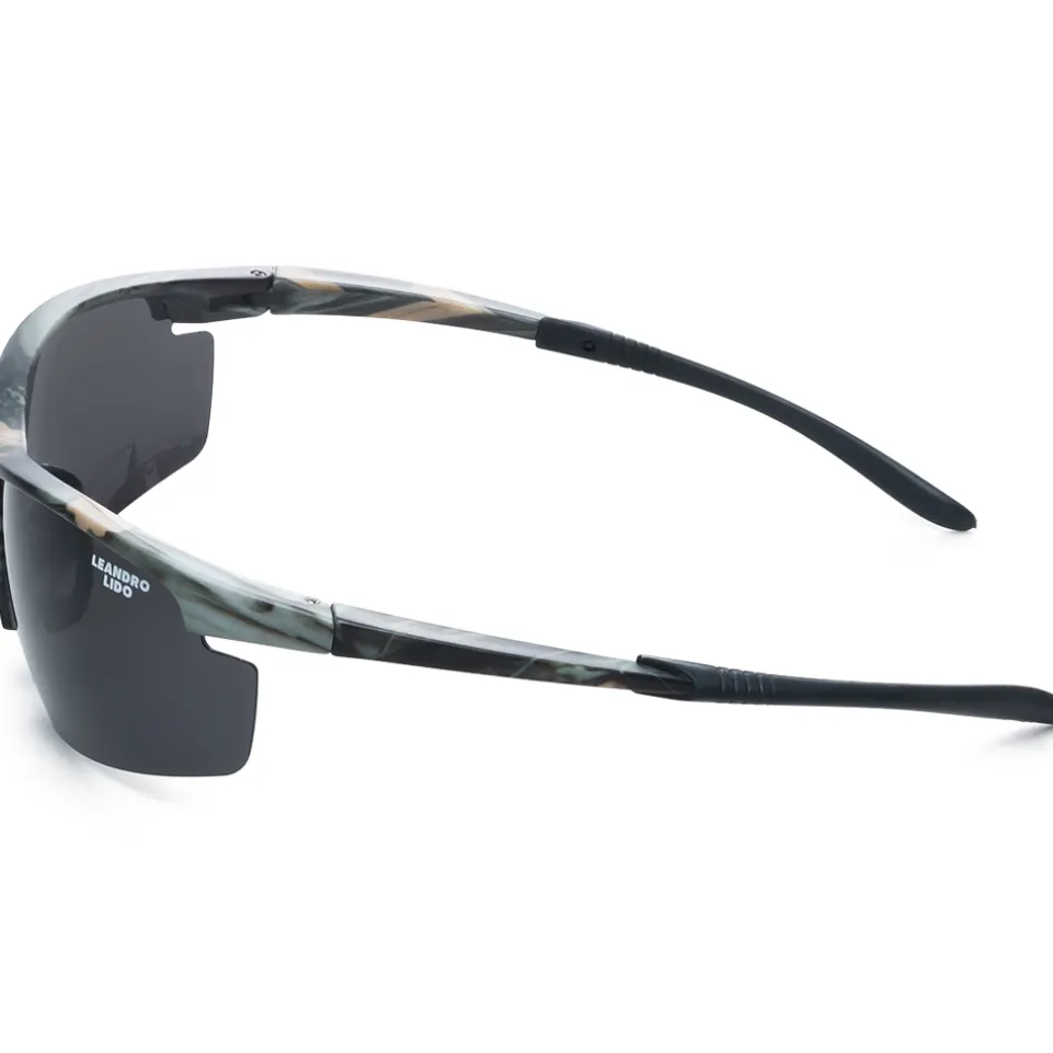 LEANDRO LIDO Power Sport Sonnenbrille camo/schwarz