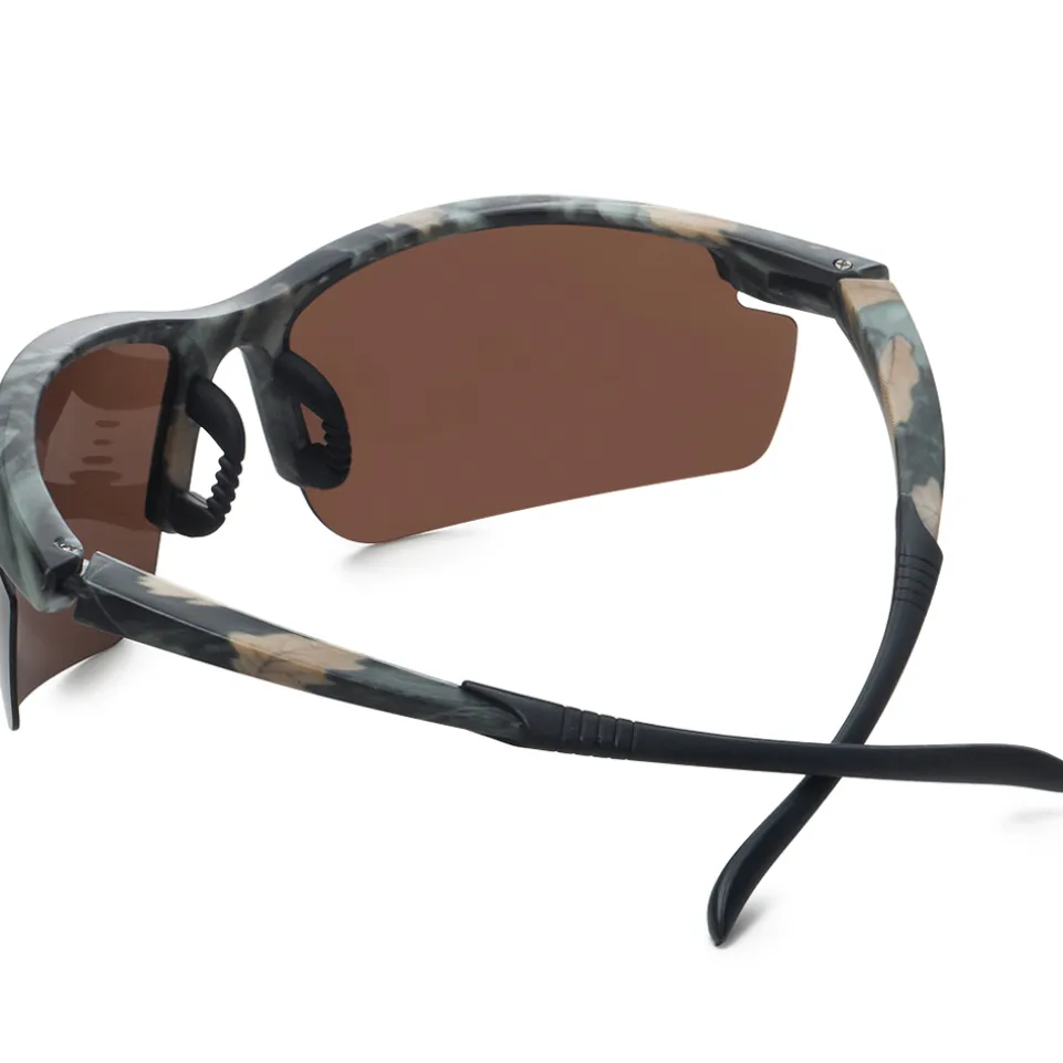 LEANDRO LIDO Power Sport Sonnenbrille camo/braun