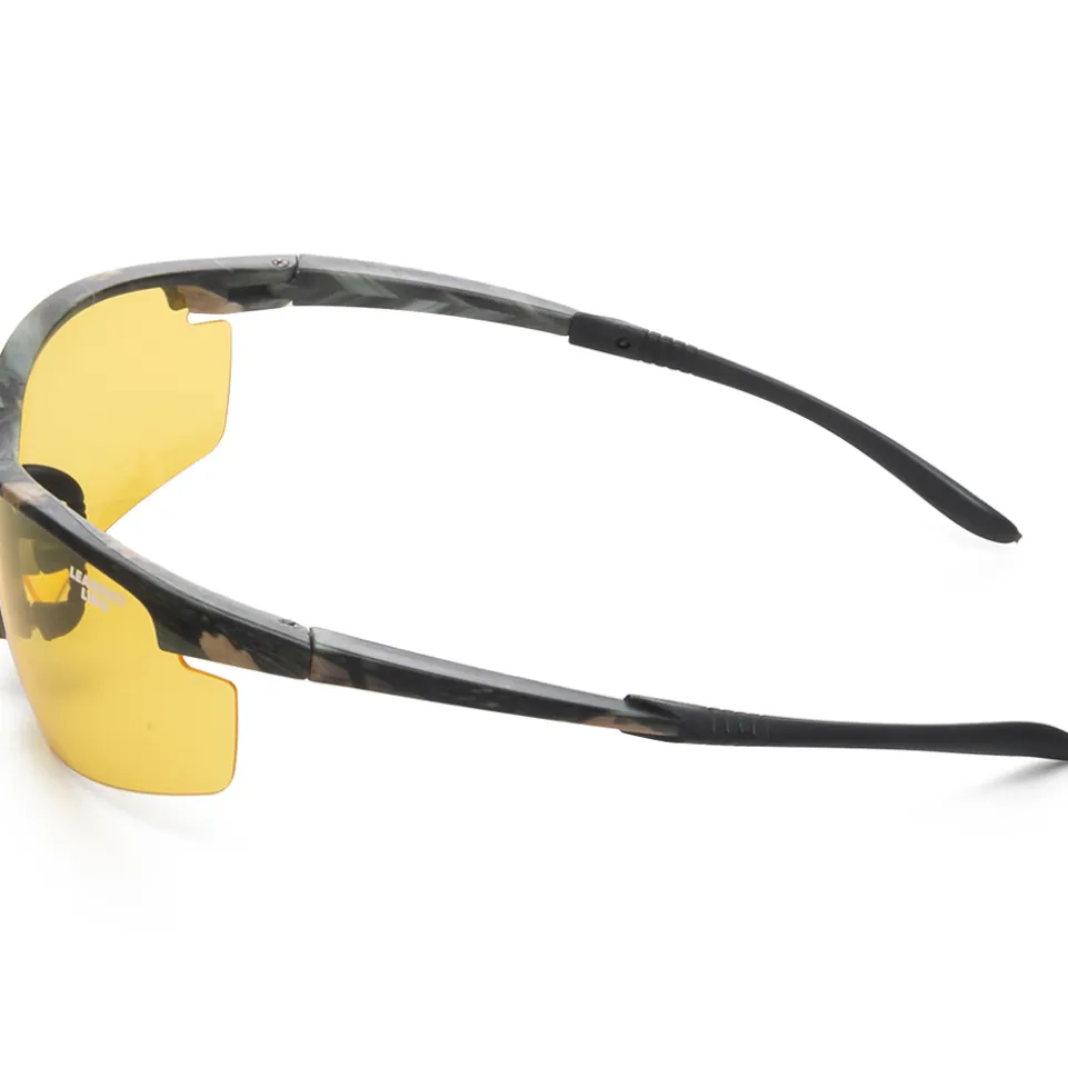 LEANDRO LIDO Power Sport Sonnenbrille camo/gelb