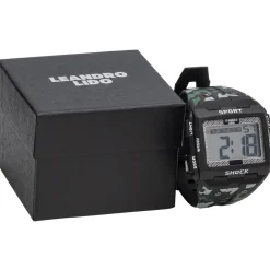 LEANDRO LIDO "Sterpeto" Unisex Sport Uhr camouflage