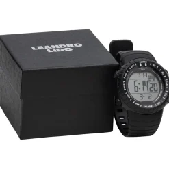 LEANDRO LIDO "Vescia" Unisex Sport Uhr schwarz/weiß
