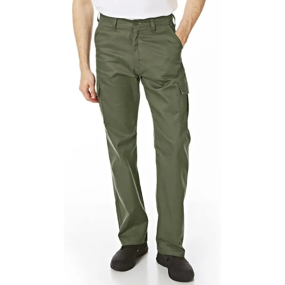 Lee Cooper Herren Cargo Arbeitshose khaki LCPNT205-KHA