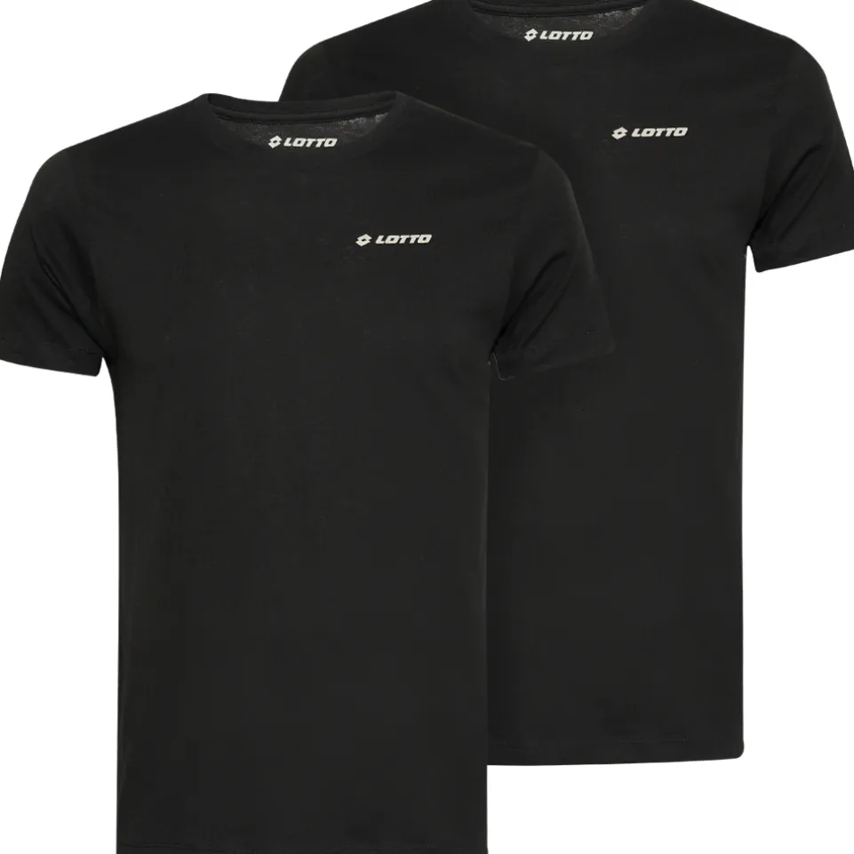 Lotto Herren Unterhemden T-Shirt 2er-Pack schwarz 39510918
