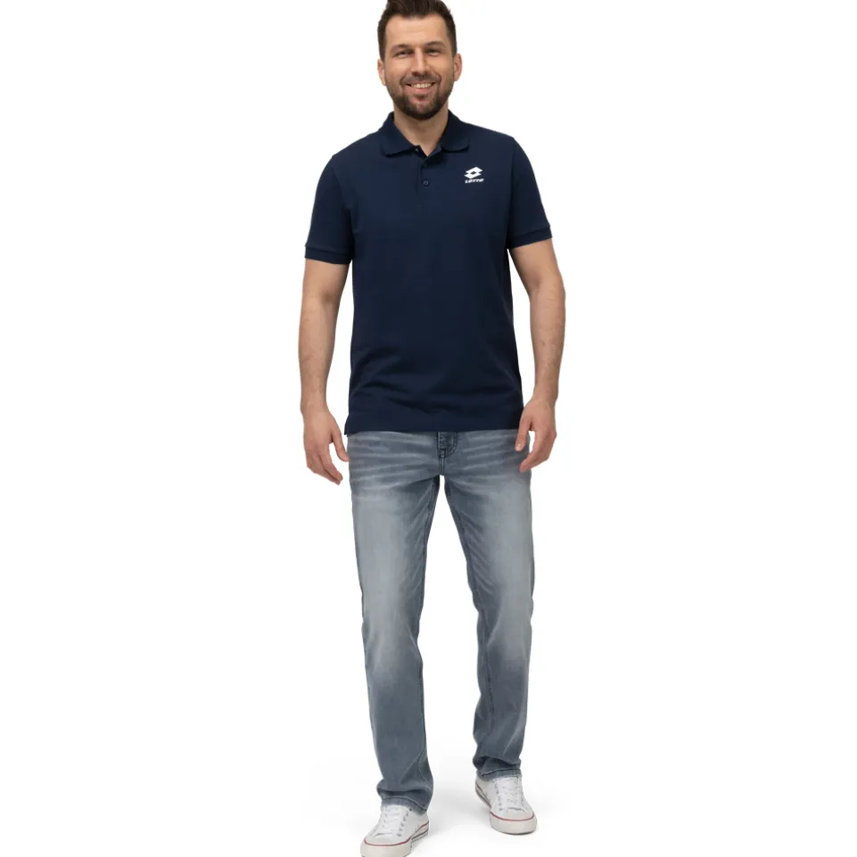 Lotto Piqué Cotton Herren Polo-Shirt 1124003-19-4024