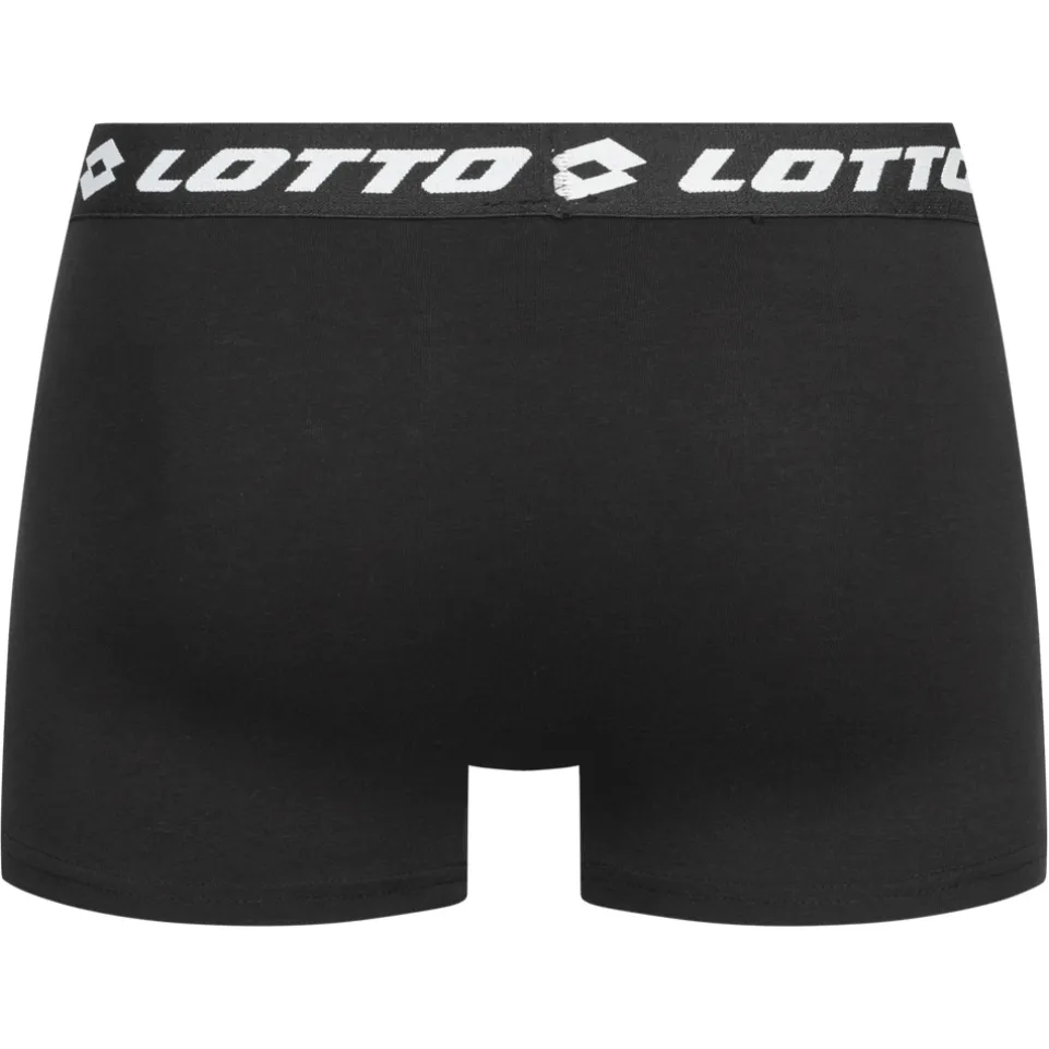 Lotto Retro Herren Boxershorts 3er-Pack schwarz MBXX1002NET-BLACK