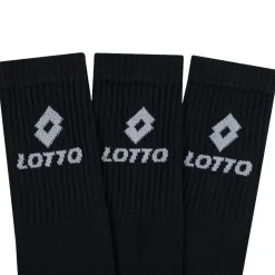 Lotto Sportsocken Unisex 3 Paar schwarz MSKZ10029-Black