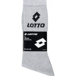 Lotto Sportsocken Unisex 3 Paar grau MSKZ10029-Grey