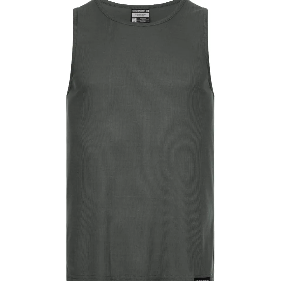 MONT EMILIAN "Ajaccio" Herren Unterhemd 2er-Pack grau