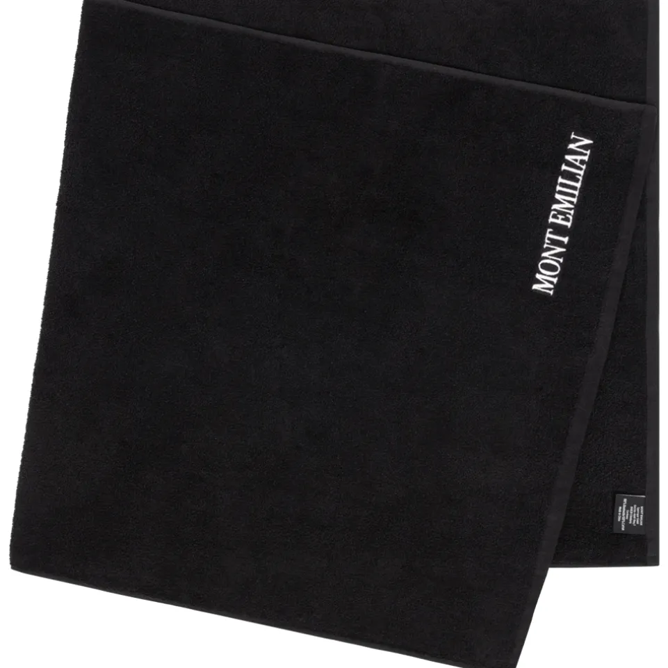MONT EMILIAN "Annecy" Handtuch 100 x 50 cm schwarz