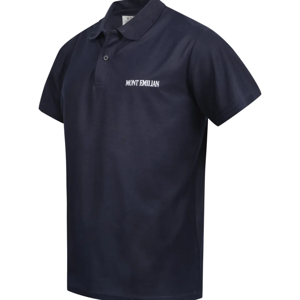 MONT EMILIAN "Caen" Herren Basic Polo-Shirt navy
