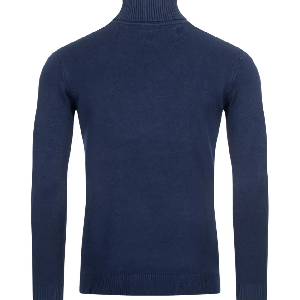 MONT EMILIAN "Le Mans" Herren Rollkragenpullover navy