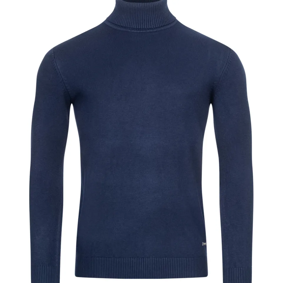 MONT EMILIAN "Le Mans" Herren Rollkragenpullover navy