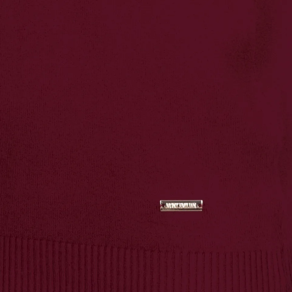 MONT EMILIAN "Le Mans" Herren Rollkragenpullover weinrot