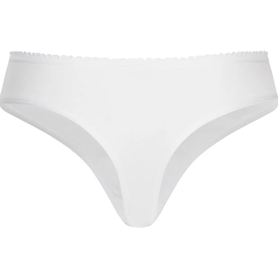 MONT EMILIAN "Nimes" Damen Tanga 6er-Pack weiß