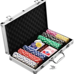MUWO "All In" Pokerkoffer-Set mit 300 Chips
