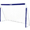 MUWO Fußballtor aus Stahl 240 x 150 cm blau/weiß