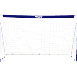 MUWO Fußballtor aus Stahl 240 x 150 cm blau/weiß