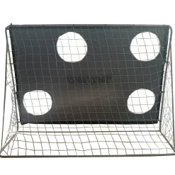 MUWO Fußballtor mit Torwand 217 x 153 cm