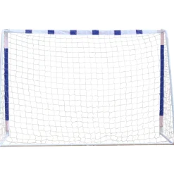 MUWO großes Fußballtor aus Stahl 3 x 2 m blau/weiß
