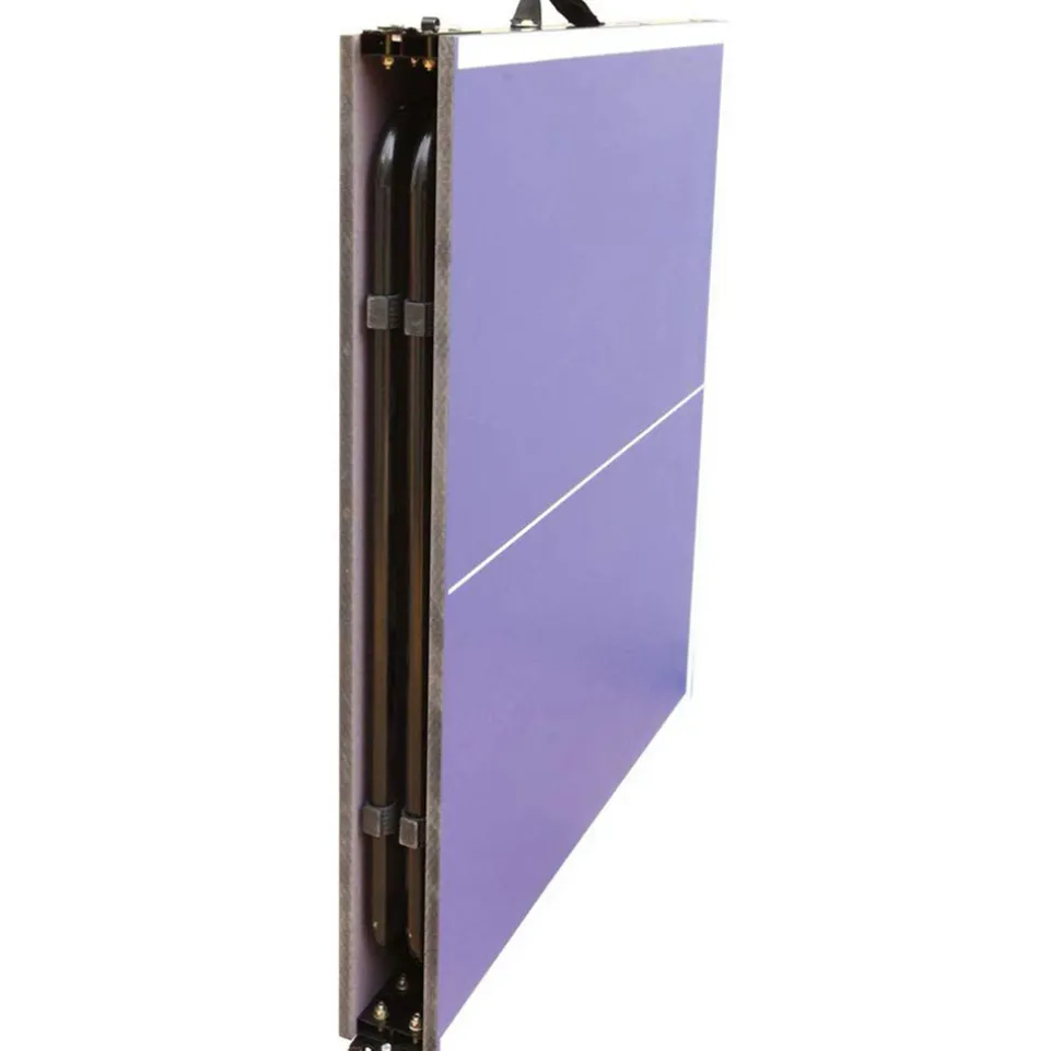 MUWO Indoor faltbare Mini Tischtennisplatte 137 x 76 cm blau