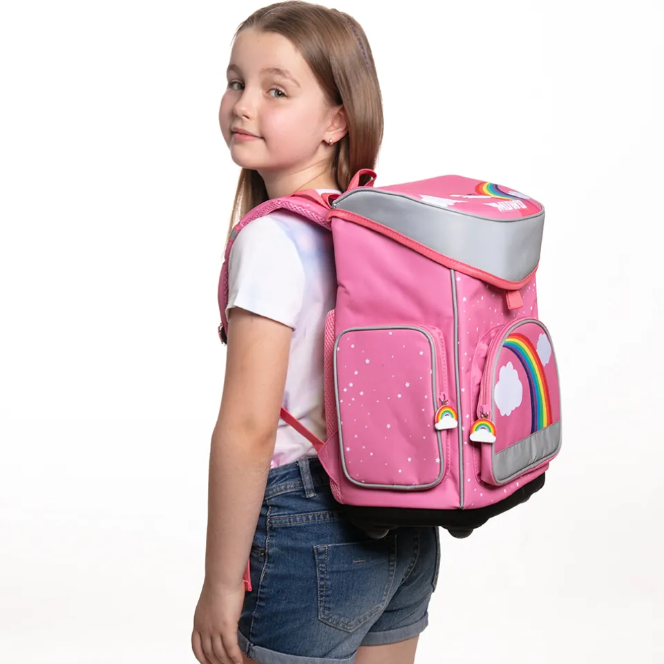 MUWO "Lil Unicorn" Kinder Schulranzen Set 5-tlg.
