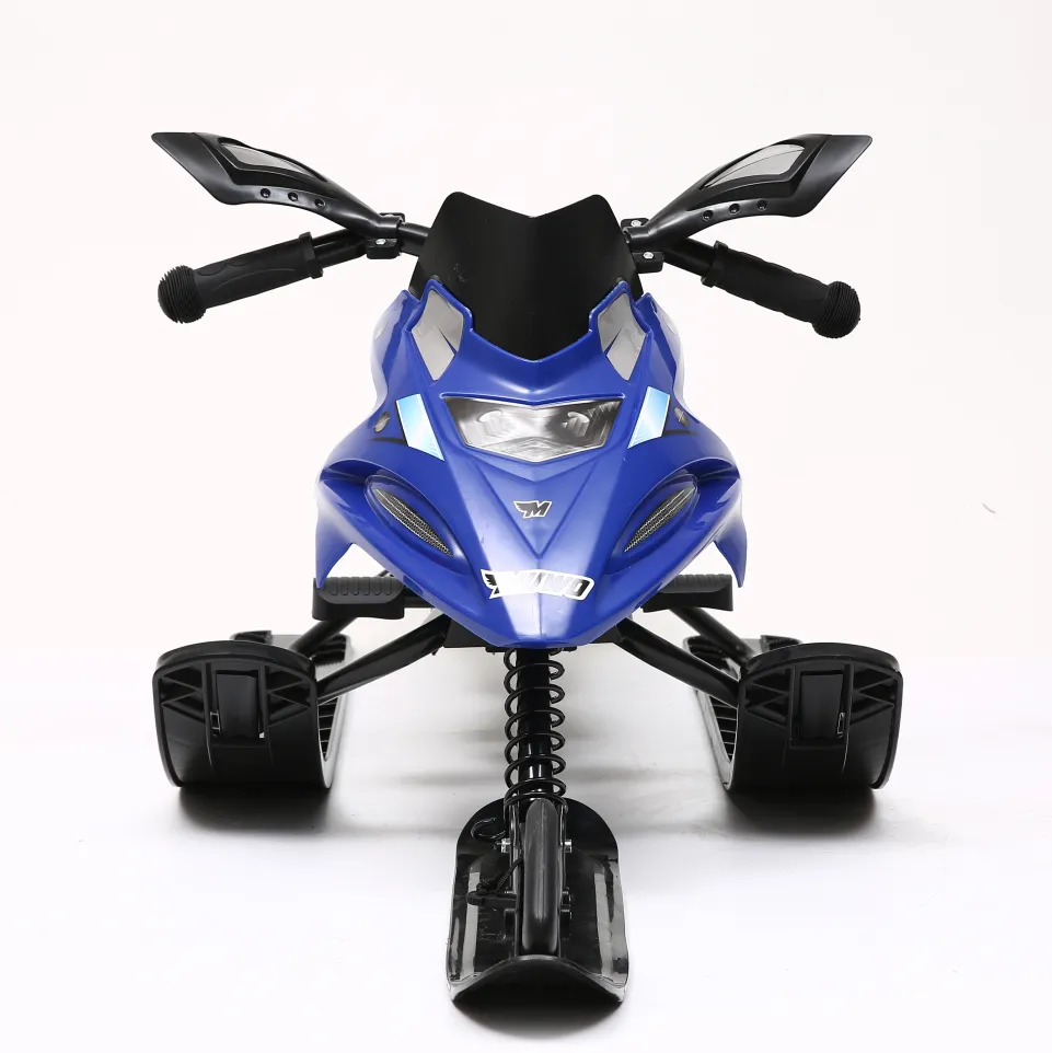 MUWO "Snowglider" Kinder Lenkschlitten blau