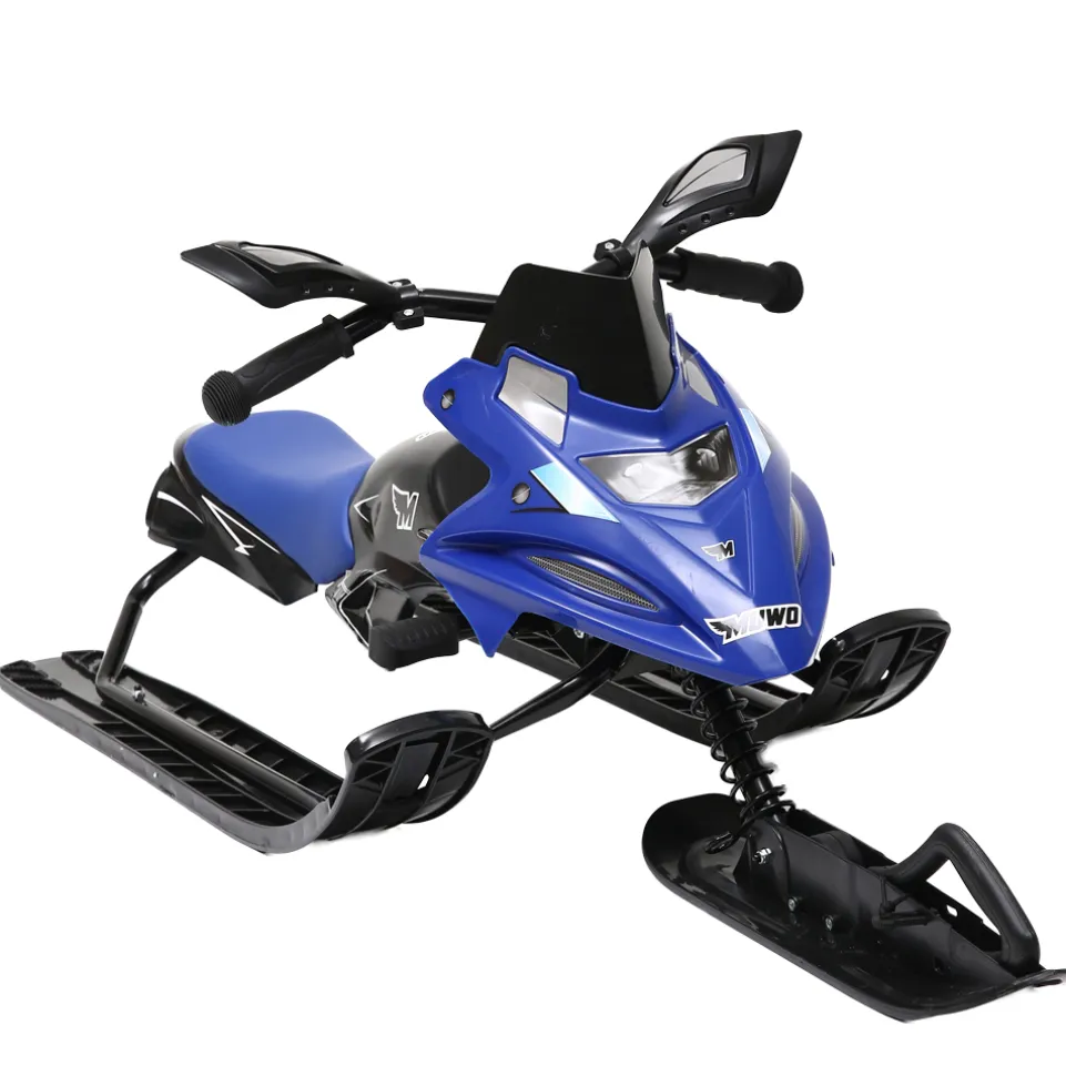 MUWO "Snowglider" Kinder Lenkschlitten blau
