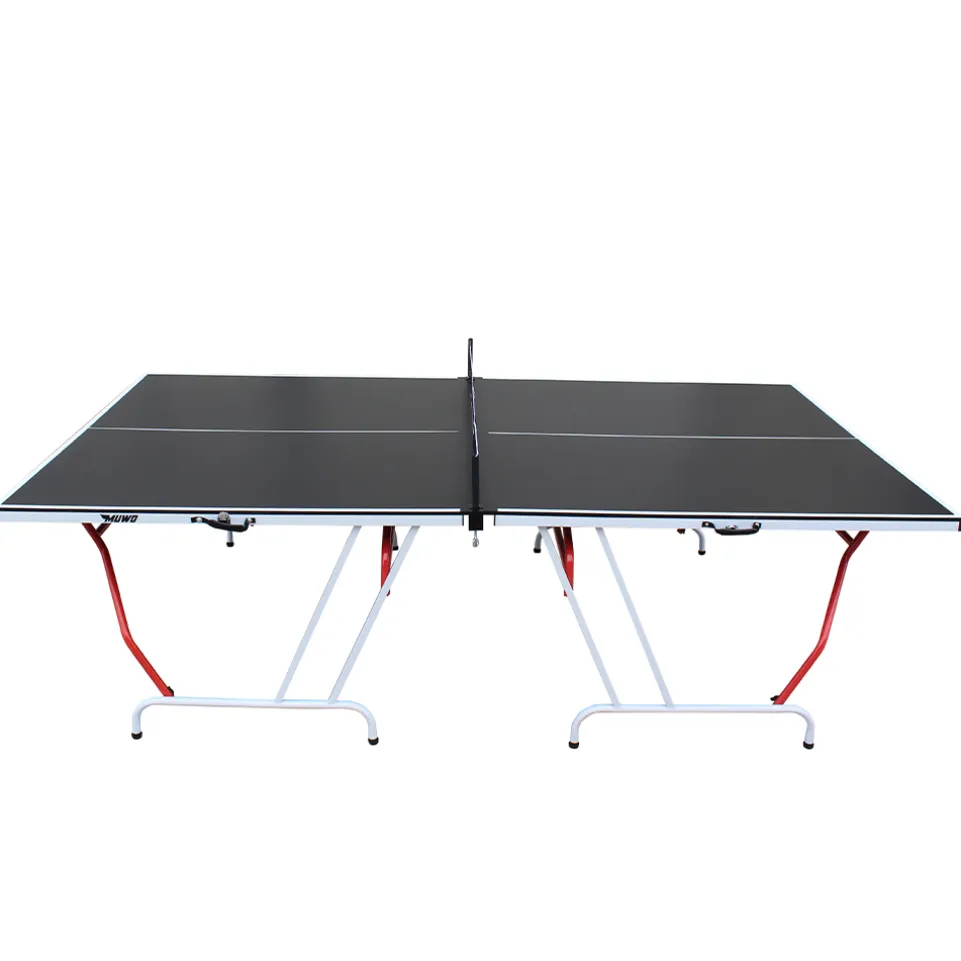 MUWO "Spin" Premium Indoor Tischtennisplatte schwarz