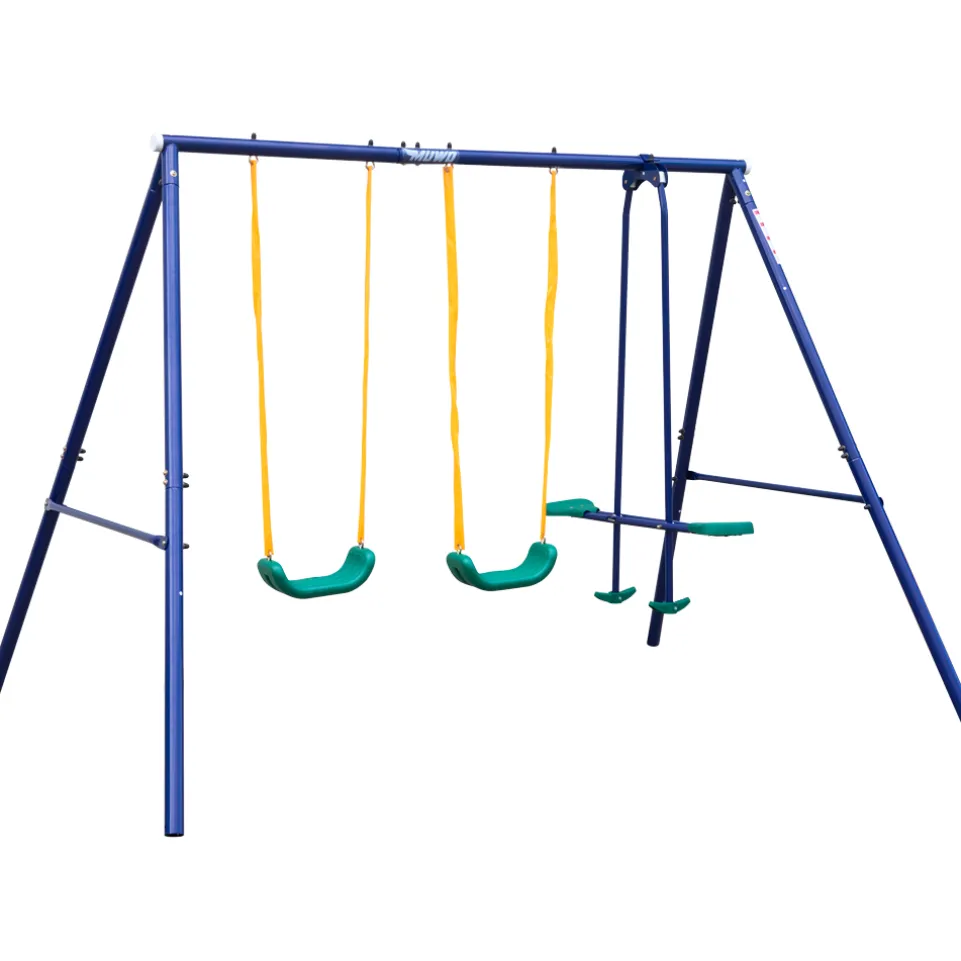 MUWO "Tabalu" Spielgerüst mit 2 Schaukeln und Wippe